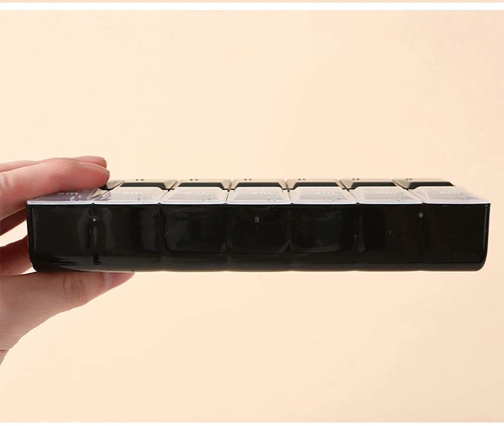 Weekly Pill Organizer – Morning & Night Compartments