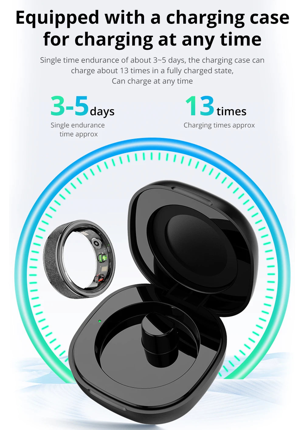 Smart Health and Sleep Hand Ring Monitor