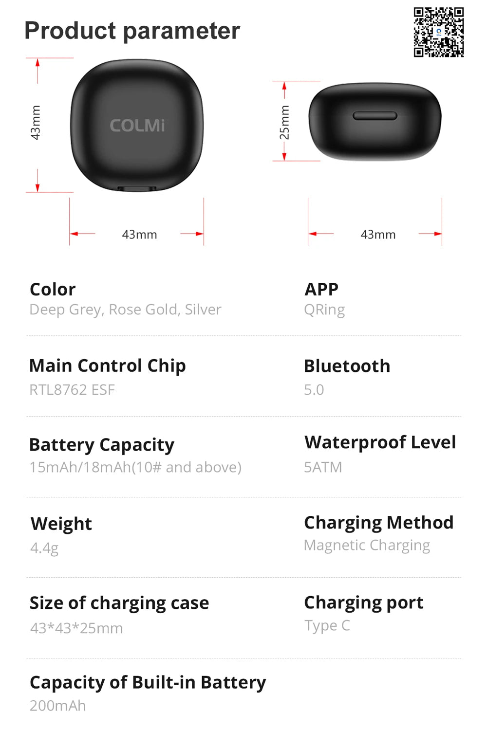 Smart Health and Sleep Hand Ring Monitor