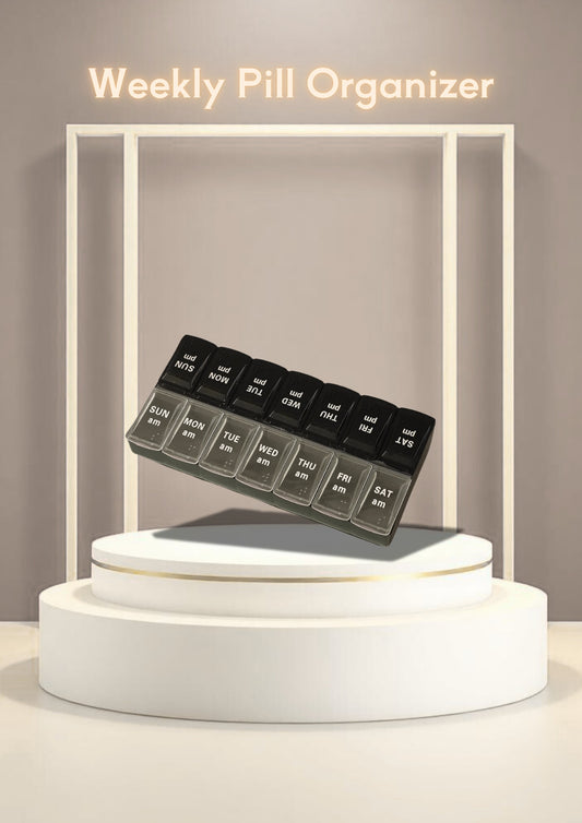 Weekly Pill Organizer – Morning & Night Compartments